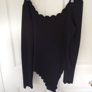 Black size small body suit